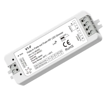 V1-F LED Диммер-Контроллер 12-48V 8A с Функцией Fade-in/out