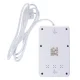 Сетевой фильтр Maclean MCE392 W, 4 розетки, 3x USB, 2500Вт, 1.5м, Белый