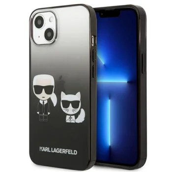 Чехол Karl Lagerfeld Gradient Ikonik для iPhone 13 mini черный