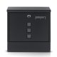 Humberg Wall Mounted Mailbox with Newspaper Holder HM-861, 34x30.5x10 cm, anthracite
