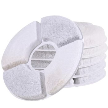 Replacement Filters for Pet Water Fountain, 6 Pack, Purlov 21597