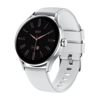 Viedpulkstenis QCY Elite Sudraba 1.19" AMOLED IPX8