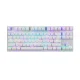 Механическая игровая клавиатура Motospeed K82 RGB (белый)