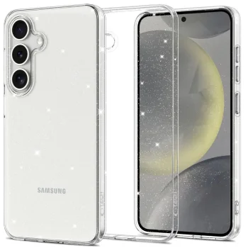 Tech-Protect FlexAir vāciņš Samsung Galaxy S25 caurspīdīgs ar spīdumiem