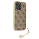 Чехол Guess 4G Charms Collection для iPhone 13 Pro / 13, коричневый