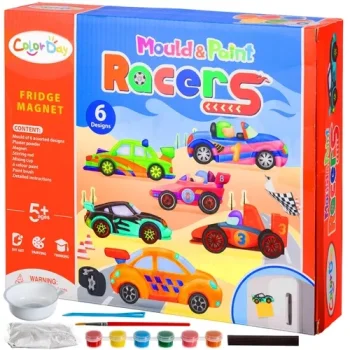 DIY ģipša magnētu veidošanas komplekts bērniem, Auto 22430
