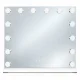 ModernHome LED kosmētikas spogulis grimam 58x48.5 cm, 15 spuldzes