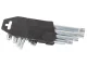 Imbus atslēgu un Torx komplekts 1.5-10mm, 9 gab., sudraba