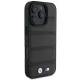 BMW iPhone 16 Pro Case M Perforated And Stitched Line MagSafe, Black
