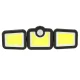 3-in-1 LED Solar Wall Light with Motion and Twilight Sensor
