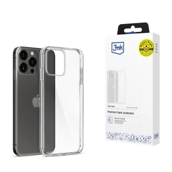Чехол 3Mk Protection Clear Case для Apple iPhone 15 Pro, прозрачный