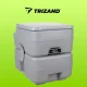 Trizand 00024498 pārnēsājamā tualete 20L, pelēka