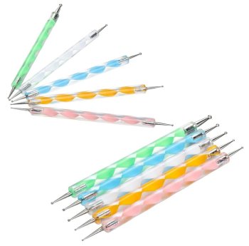 Nail Art Dotting Tools Set, 5 Pcs