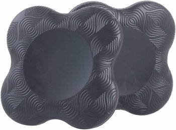 Подушки для йоги под колени и локти 2 шт, черные