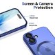 Tech-Protect MagFlex MagSafe vāciņš iPhone 17 – caurspīdīgi tumši zils | Phone Case Cover