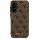 Guess HC PU 4G Classic Case for Samsung Galaxy A36, Brown