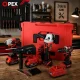 OPEX TOOLS OPX28007 4-in-1 Akumulatora Instrumentu Komplekts (21V, 2x 3.0Ah)