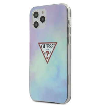 Guess Tie & Dye vāciņš Apple iPhone 12 / 12 Pro - Zils