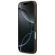 Чехол Guess 4G Printed Stripes MagSafe для iPhone 17, коричневый