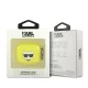 Karl Lagerfeld AirPods 3 maciņš Choupette Head, dzeltens