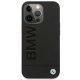 BMW Signature ādas vāciņš Apple iPhone 13 Pro Max melns