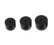 4Fizjo Adjustable Bitumen Dumbbells with Barbell, 2 x 10 kg