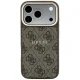 Guess Embossed 4G Classic MagSafe vāciņš iPhone 17 Pro Max / 18 Pro Max, brūns