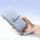 Dux Ducis Lawa Leather Case with Detachable Wallet for Samsung Galaxy S25+, Blue