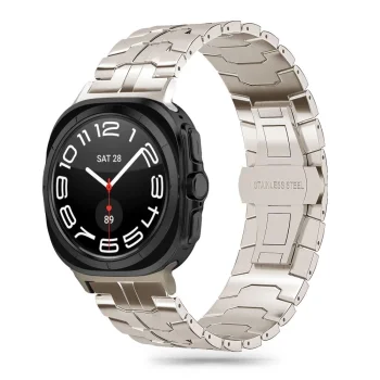 Ремешок Tech-Protect Stainless Line для Samsung Galaxy Watch Ultra (47 мм) - титан