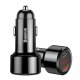 Baseus Magic Universal Smart Car Charger USB + USB-C (QC4.0 PD 45W), Black | Автомобильное...