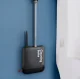 Silicone Toilet Brush Set 2-in-1 DA189, Black