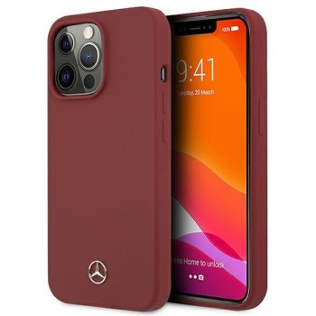 Mercedes силиконовый чехол для iPhone 13 Pro Max Красный