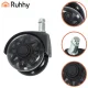 Колесики для офисного кресла Ruhhy 00026294, 11x22 мм, 5 шт., черные