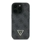 Guess ādas metāla logo Strass Crossbody futrālis iPhone 16 Pro Max - melns | Leather Metal Case for black