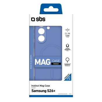 Чехол SBS Instinct Mag для Samsung Galaxy S26 Plus MagSafe, синий
