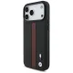 Чехол BMW для iPhone 17 Pro Max M Perforated Stripe Logo MagSafe, красный