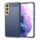 Samsung Galaxy S23+ Plus (SM-S916) Carbon Flexible Cover TPU Case, Blue | Telefona Maciņš Vāciņš Apvalks Bampers