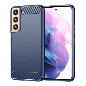 Samsung Galaxy S23+ Plus (SM-S916) Carbon Flexible Cover TPU Case, Blue | Telefona Maciņš Vāciņš Apvalks Bampers