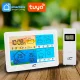 Умная метеостанция WiFi с цветным дисплеем TUYA LTC, Белая