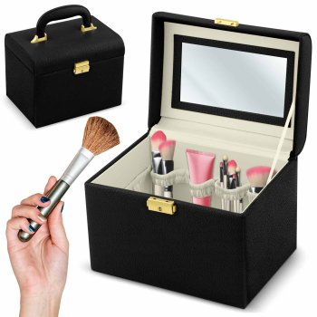 Бьюти-кейс для косметики Massido MS-706, черный