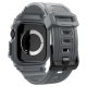 Spigen Rugged Armor Pro siksniņa un ietvars Apple Watch 10 46mm pelēka