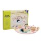 Bakalu Wooden Tea Set with Tray and Sweets, 12 Pieces