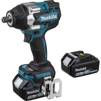 Аккумуляторный ударный гайковерт Makita DTW701RTJ, 18 В, 2x5.0 Ач, 700 Нм, 1/2"