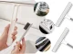 Window Squeegee and Cleaner with Crevice Brush