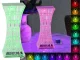 Настольная ночная LED RGB лампа с эффектом кристалла, USB, пульт