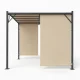 Садовая пергола MultiGarden 3x4 м, стальная, бежевая