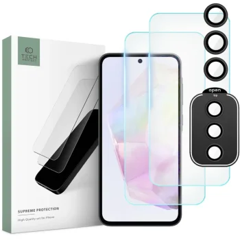 Защитное стекло Tech-Protect Supreme Set для Samsung Galaxy A35 5G