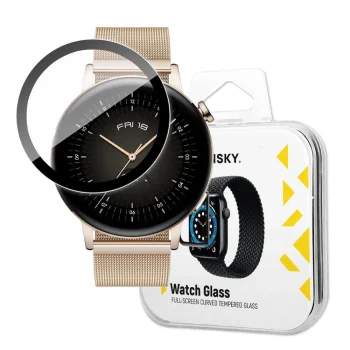 Wozinsky Watch Glass hibrīda aizsargstikls Huawei Watch GT 3 46 mm, melns