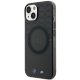 BMW iPhone 14 Plus / 15 Plus vāciņš Pattern MagSafe, pelēks
