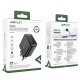 Быстрое зарядное устройство GaN 35W PD 2x USB-C Acefast A49 - черный